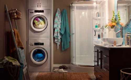 洗衣机干衣机狭小空间的组合