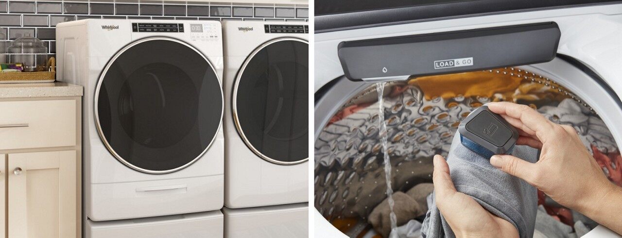 洗涤时间在前面和顶部负荷洗衣机